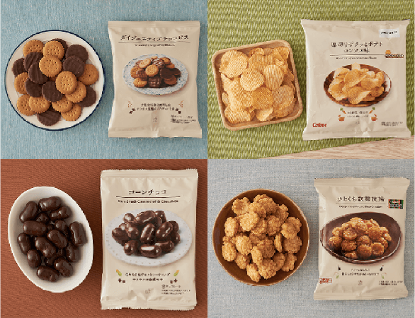 ローソンオリジナル菓子各種