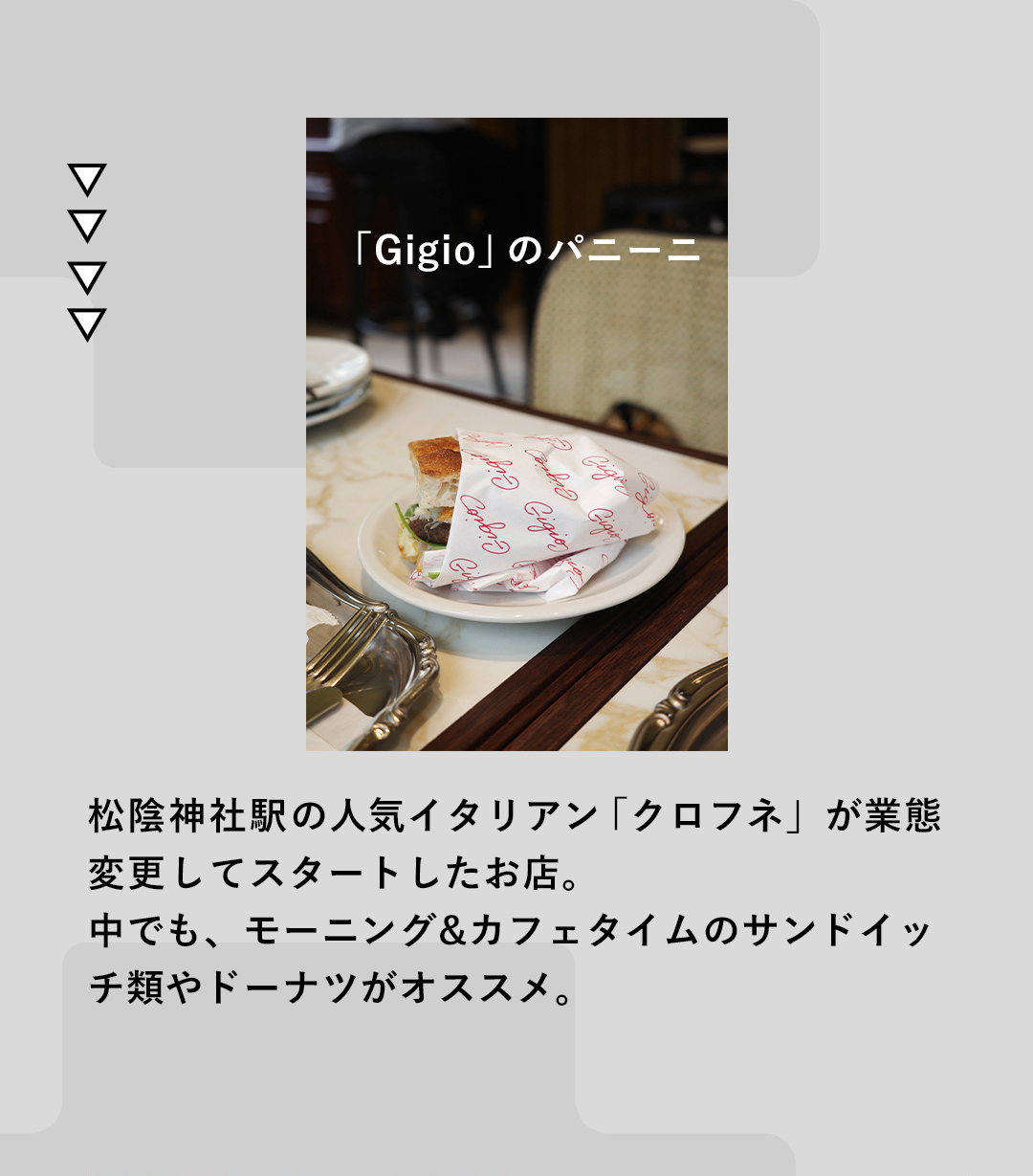 「Gigio」のパニーニ