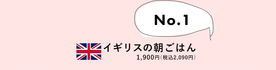 No.1 イギリスの朝ごはん