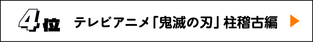 4位 テレビアニメ「鬼滅の刃」柱稽古編