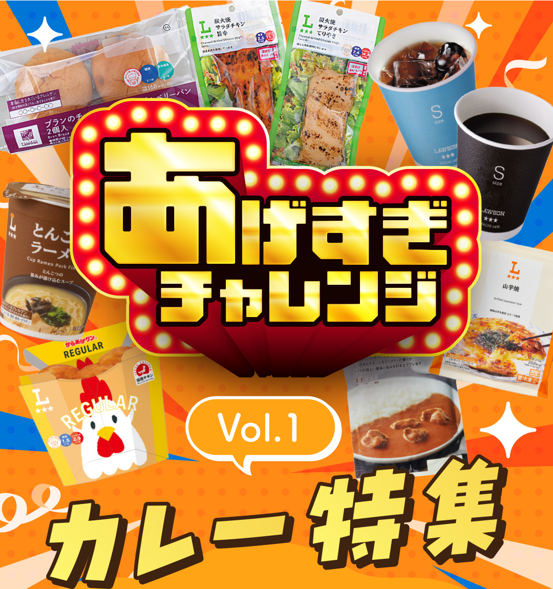 あげすぎチャレンジ Vol.1 カレー特集