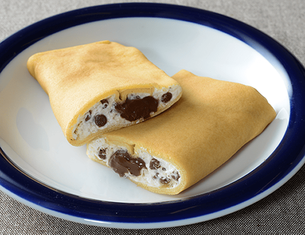 もっちりクレープ 生チョコ＆チョコチップの画像