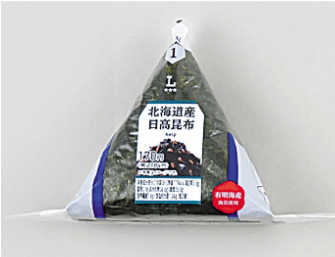 手巻おにぎり 北海道産日高昆布の画像