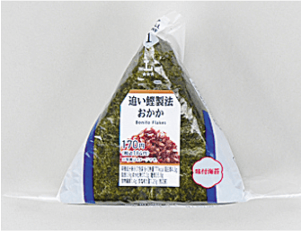 味付海苔手巻おにぎり 追い鰹製法おかかの画像